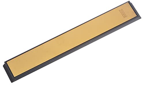 sourcing map Diamond Sharpening Stone, 6 x 0.8 (150mm x 20mm) 2500 Grits Titanium Coated Whetstone Sharpener Grinding Plate Hand Tool