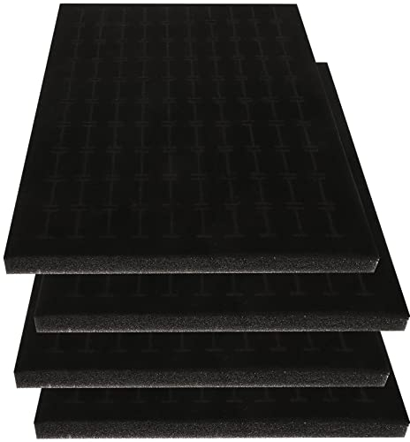 TOPBATHY 4 Stücke Schwamm Einsatz Schmuck Schwamm Matten Für Schmuck Box Einsätze Ohrring Display Pad