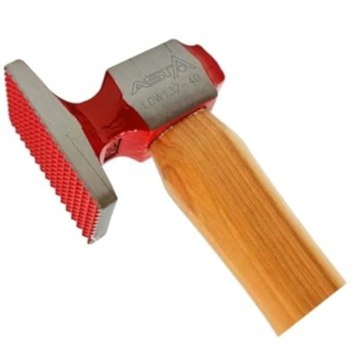 SIO Martillo de Chapista Corto Profesional – Martillo para Carrocería y Chapa – Herramienta de Reparación para Taller, Automoción, Metal y Desabollado - Martillo de Chapa Profesional para Planchista