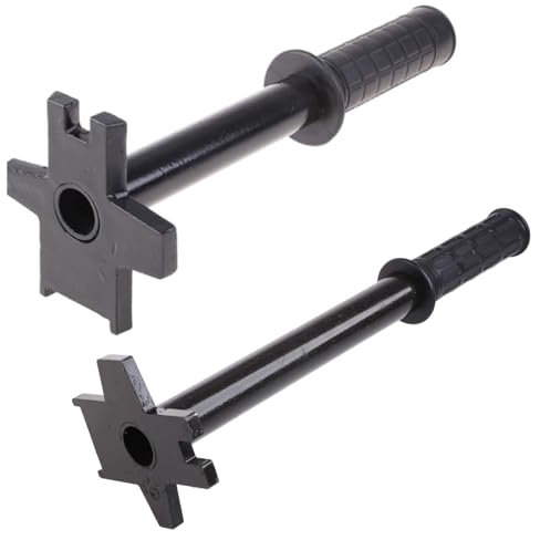 Manual Universal Oil Drum Opener for 55 Gallon & 200L Drums, Heavy-Duty Plastic Drum Lid Opener Tool, Practical Oil Tank Cap Remover for Industrial, Garage, and Home Use