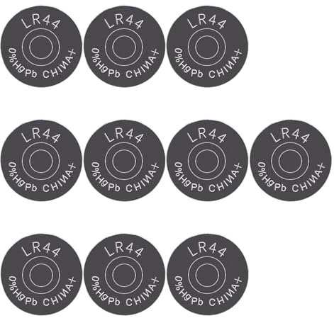 JSGHGDF 10 batterie a bottone al litio LR44 357 357 A A76 GPA76 da 1,5 V per calcolatrici giocattolo orologio