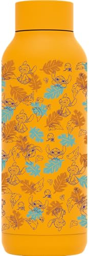 Quokka Borraccia termica in acciaio inox Solid Amber Yellow 510 ml Stitch Tropical
