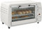 HOMCOM Mini four 10 litres 750W Petit four électrique avec température jusqu'à 230 ℃ Minuterie 60 minutes Plaque de cuisson et grille 36,5x26x22 cm Blanc crème