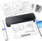 Stampante Portatile A4, Stampante Termica A4 Senza Inchiostro, Stampante Termica Portatile per Telefono & Laptop, Stampante Mobile Bluetooth per Auto/Casa/Ufficio, Compatibile con Carta Termica