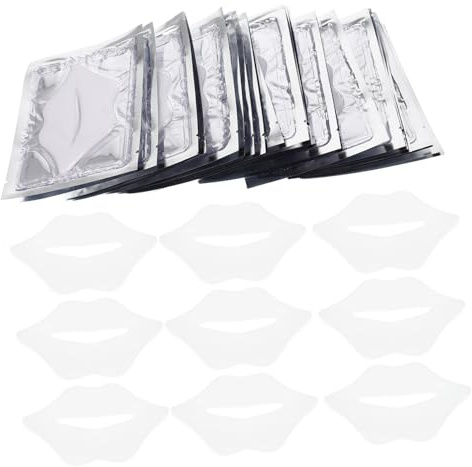 VALICLUD 25 Stück Gel Lippenmasken Feuchtigkeitsspendende Lippenpflege Pads Kollagen Lippenmaske Für Zarte Lippen Pflege Über Nacht