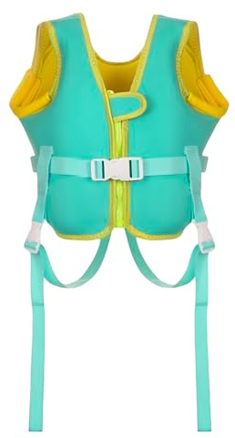 Premium Schwimmweste für Kinder – Moderne Schwimmhilfe für Jungen, Mädchen und Kleinkinder – schwimmhilfe Baby ab 1 Jahr Mint Grün 1-2 Jahre