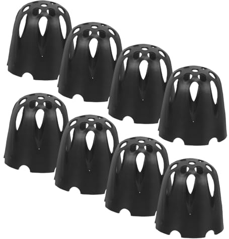 Gatuida 8 Piezas Filtros para de Maceta Forma de Cuenco Malla Transpirable y Drenaje Canastas para Plantas y Bonsáis Filtro para Maceta Protectora para Evitar Pérdida de Tierra