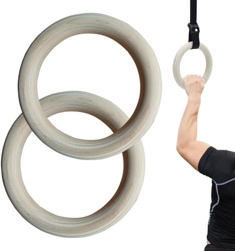 Gymnastikringar,2-Delars Kalistenik Grepputrustning,Styrketräningsringar För Träning Gym Utomhus Inomhus Hemma | För Hemgym, Träning Inomhus, Utomhus & Lekplats