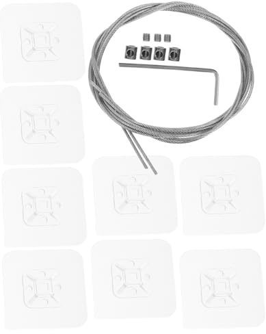 HAMPPLIES 2piezas Cinturón de Seguridad Ajustable para Tv Correas Antivuelco sin Taladro para Muebles Dispositivo Antivuelco para Tv Pared o Escritorio Prueba de Bebés