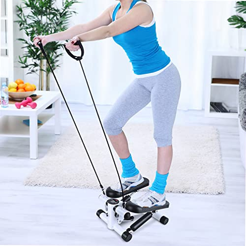 Mini Fitness Twist Stepper Display elettronico Attrezzatura per esercizi domestici con fasce di resistenza