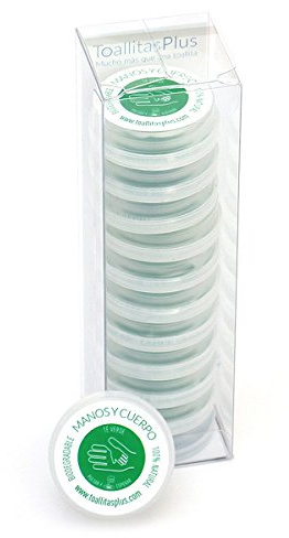 Toallitas para Manos y Cuerpo Aroma té Verde 12u