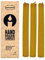 Aromasenses. - Lot de 3 bougies artisanales (2 x 20 cm) (bougies en cire vierge nid d'abeille)