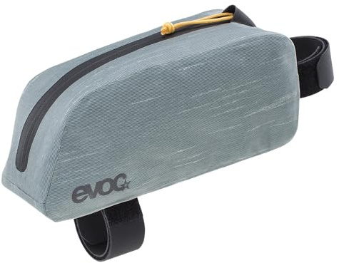 EVOC TOP TUBE PACK WP, lätt cykeltillbehör (idealisk ramväska, perfekt cykelväska, mångsidig cykelväska, mått: 20 x 5 x 8,5 cm, vikt: 70 g, volym: 0,8 l), Stål