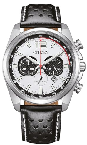 Citizen CA4640 Eco-Drive Solar Chrono - Reloj para Hombre con 41 mm de diámetro en Diferentes Variantes, Negro, Correa