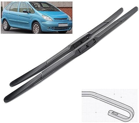 Balais d'essuie-Glace Avant Hybrides, pour Citroen Xsara Picasso 1999-2005, balais de Pare-Brise et de vitres 26'+26'