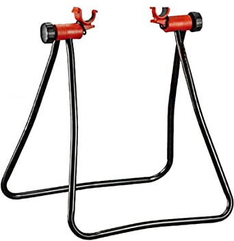 Odoukey Foldable Aluminum Bike Stand for Maintenance Repair Portable Height Adjustable Floor Stand Indoor Outdoor