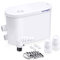 Aquamatix Silencio 2 Pompa Doccia 400W Trituratore Pompa Maceratore 145L/min 2 ingressi per doccia e lavandino Distanza di pompaggio verticale di 8 m con filtro a carbone