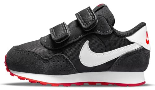 Nike MD Valiant, Zapatillas, Black White Dark Smoke Grey University Red, 19.5 EU