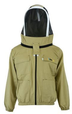 Imkerjacke kaki Deluxe Englischer Hut - BeeFun®: XXXXL