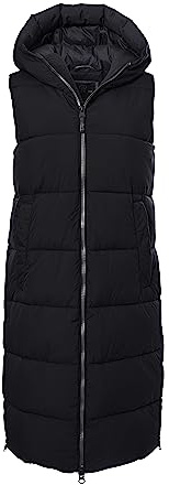 G.I.G.A. DX dam quiltad väst/funktionell väst i dunlook med huva GW 24 WMN QLTD VST, svart, 38, 39929-000, svart, 38