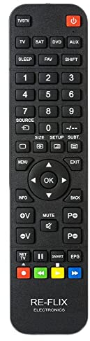 Re-Flix Superior Light 4in1 Fernbedienung passend für SAT/DTT DION DTT1582 V.2