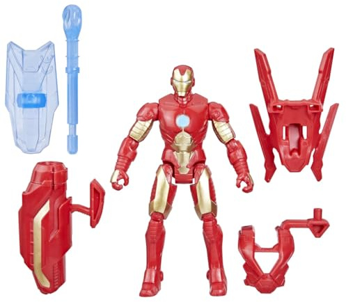 Marvel Epic Hero Series Battle Gear Iron Man Action Figure, 4-Inch, Avengers Super Hero Toys for Kids Ages 4 and Up
