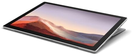 Microsoft Surface Pro 7 Detachable Detachable 2-in-1 Laptop Tablet Touch 12.3 2736x1824 Core i5-1035G4 256GB SSD Hard Drive 8GB RAM 4 cores @ 3.70 GHz Win 11 Pro Silver (Renewed