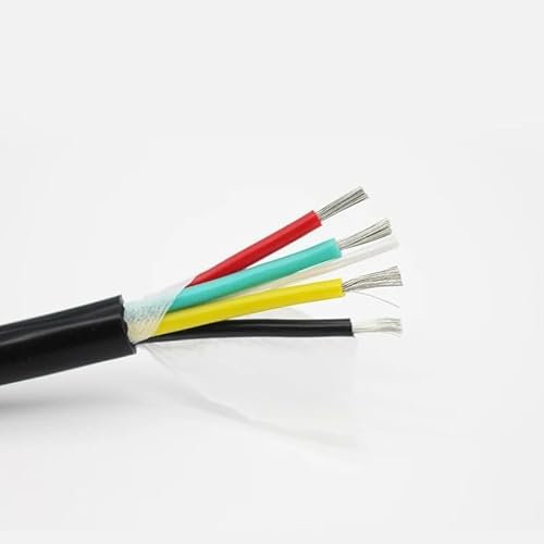 NVZPG AP Silicone sheathed cable 22 20 18 17 15 13AWG 2-8 core high and low temperature resistance soft signal wire power cable(7 cores 1meter,13 AWG 2.5MM)
