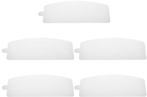 Generic 5pcs Sandblasting Hood Lens Cover 0.5mm Thick Welding Helmet Outer Protective Film Dustproof Viewing Screen Replacement for Sandblasting Equipment