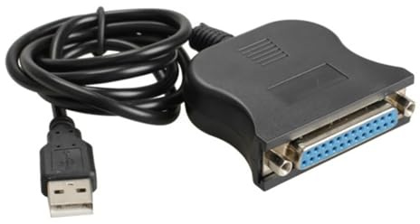 WQBQXNY Cable convertidor de impresión USB A a IEEE 1284 paralelo de 25 pines LPT Cable adaptador de puerto USB a DB25 hembra