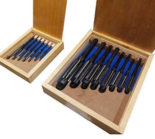 RAHISH TOOLS Set di alesatori a mano regolabili espandibili HV-H16 (8/A-M) (1/4-2 7/32) (6,35-56,35 mm) (HV - H11)