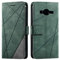SONWO Case for Galaxy J3 2015 / Galaxy J3 2016 Case, Premium Leather Flip Wallet Case Magnetic Closure Card Slots Kickstand Phone Case for Samsung Galaxy J3 2015 / Galaxy J3 2016, Green