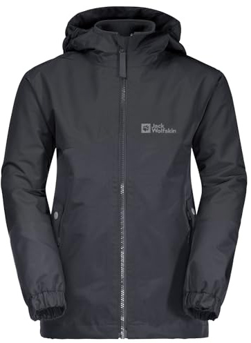 Jack Wolfskin Jungen Iceland 3in1 B Jacket, phantom, 152 EU