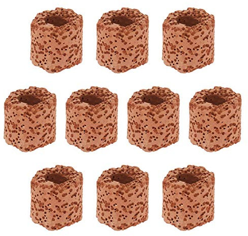 ULTECHNOVO 10st Dekorationen Filtern Fester Ring Für Wasserpflanze Wasser Gras Topf Pflanzenanker Für Aquarien Wasserpflanzentöpferei Erde Für Aquarienpflanzen Magnetische Bürste Aquarium