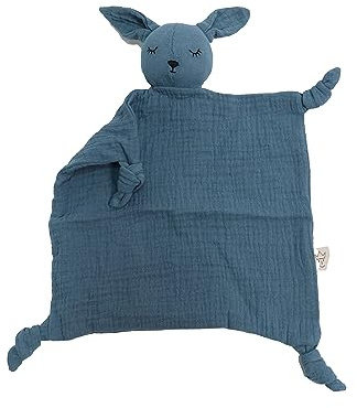 Kaiser 65232 HASE Schnuffeltuch Muslin (Agean Blue)