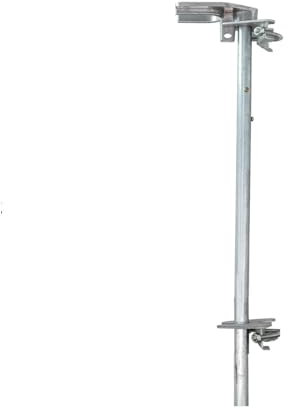 MLHpeak 36 Chain Link Drop Rod for Double Gate, Pull Style Chain Link Fence Gate Latch