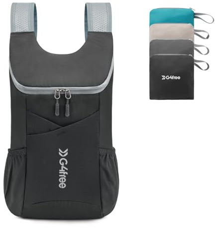 G4Free Ultraleichter Wanderrucksack, 11 l, kleiner faltbarer Wander-Tagesrucksack, lässige Outdoor-Tasche für Männer und Frauen