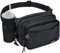 ONETOALL Bauchtasche Schwarz mit Flaschenhalter, Gürteltasche für Damen und Herren, Hüfttasche mit 4 Reißverschlussfächern, großer Bauchbeutel Hip Bag auf Reisen Joggen Wandern Hundespaziergänge