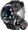 MEGALITH Smartwatch Herren Fitness Uhren: LED Taschenlampe Wasserdicht IP68 Sport Fitnessuhr - Tracker Schrittzähler Smart Watch Männer Kompatibel Android iOS