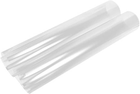Selbstklebende Sicherheits Fensterfolie Pet für 5-8mm Glas | Transparent, Weiß, für Badezimmertüren und Schiebetüren, Explosionsgeschützte Glasfolie