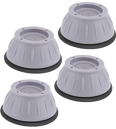 Homoyoyo Washing Machine Rubber Feet Pads Easy to Clean 4pcs Anti-skid Heighten Base Tpu and Pp Shockproof Pads Moisture Prevention for Washing Machine and Fridge for Home Use