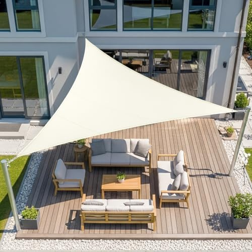 LOVE STORY Vela ombreggiante Triangolare 6x6x6m Impermeabile UV95%
