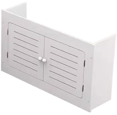 Copertura per radiatore in PVC per casa e ufficio, antimacchia e lavabile, design a 2 ante, perfetta per camera da letto e corridoio (70 x 40 x 20 cm)