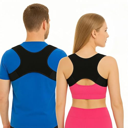 Vaunn®Corrector Upper Back Brace for Women and Men Neck Shoulder Back Support Brace Pain Relief Belt for Women Men Braces Spine Straightener Breathable