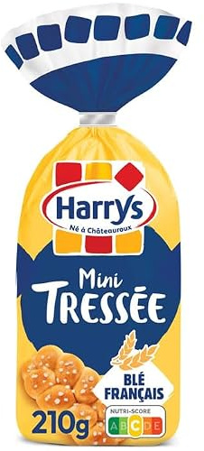 Harry's Mini Tressée au Sucre Perlé le Paquet de 6 210 g