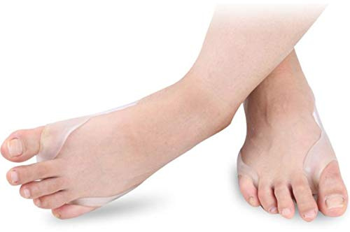 PEDIMEND Silikon-Gel-Trenner/Glätteisen/Schutz (2 Paar – 4 Stück) | Entlastung bei Ballenzehen | Weiches Silikongel-Fingerglätter | Lindert Muskel-/Sehnen- und Knochenschmerzen | Fußpflege