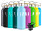 Super Sparrow Water Bottle Stainless Steel - 1000ml - Insulated Metal Water Bottles - Standard Mouth Flask - BPA Free - Straw Bottle for Work, Gym, Sports - 2 Lids