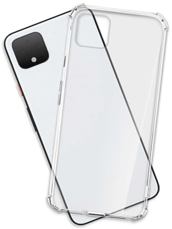 mtb more energy® Case Soft Armor kompatibel mit Google Pixel 4 XL (6.3'') - Anti Shock Verstärkung - 1,5mm TPU - Schutz-Hülle Cover Tasche Handyhülle
