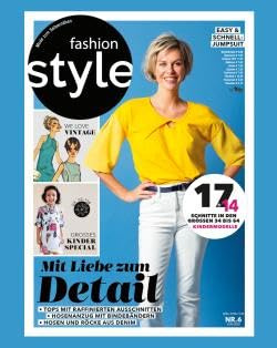 fashion style Nähmagazin: Ausgabe 06/2020, Schnittmuster ideal geeignet für Anfänger und Näherfahrene