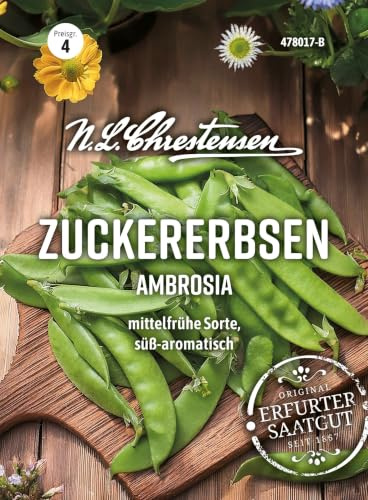Zuckererbsen, Ambrosia früh, 70 cm hoch N.L.Chrestensen Samen 478017-B